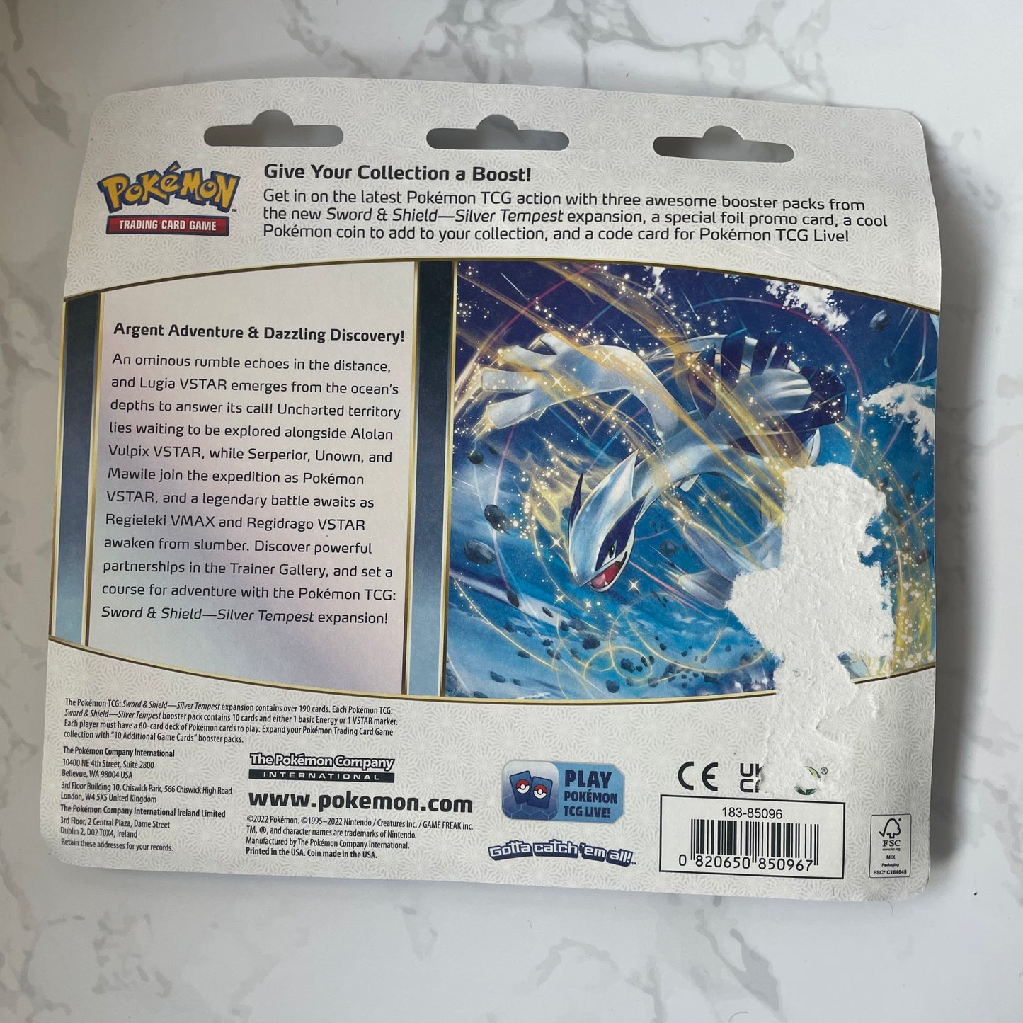 Silver Tempest 3 Pack Blister (Manaphy)