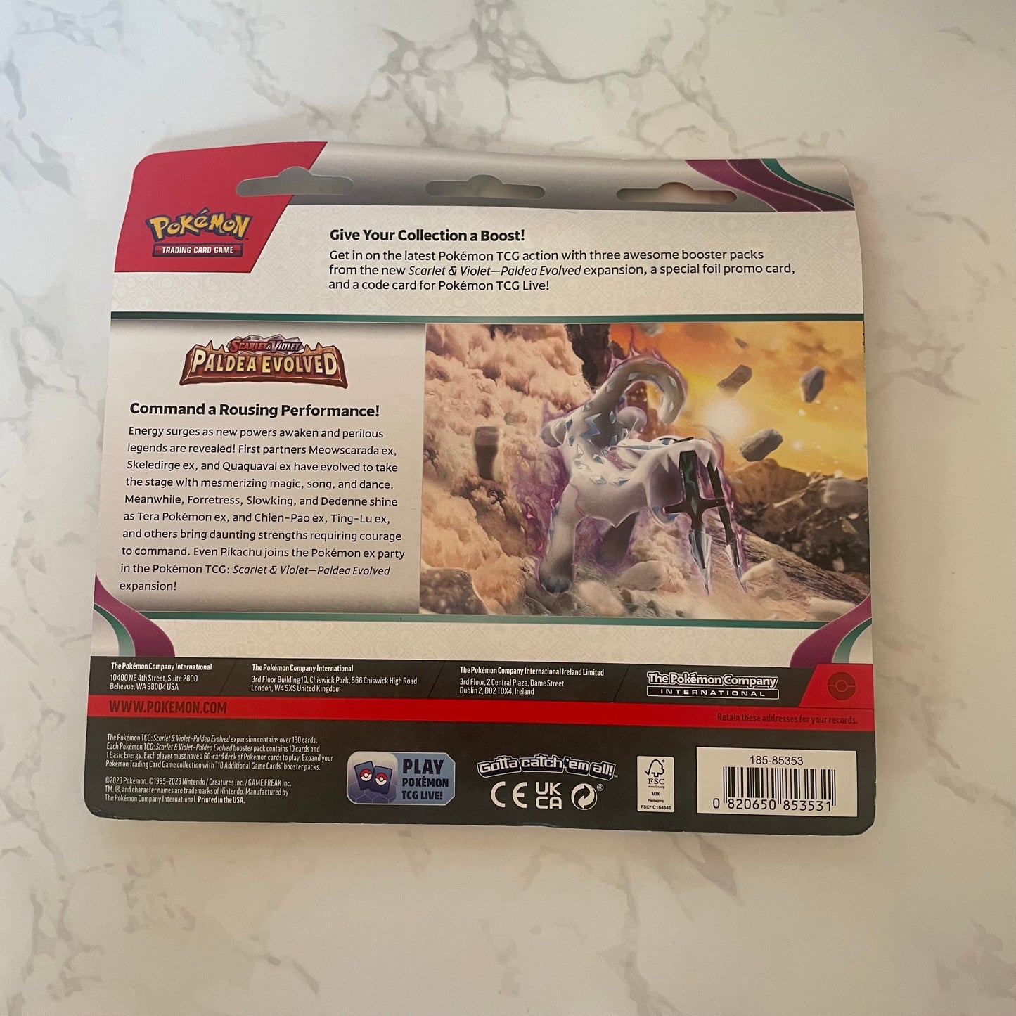 Paldea Evolved 3 Pack Blister (Tinkatink)