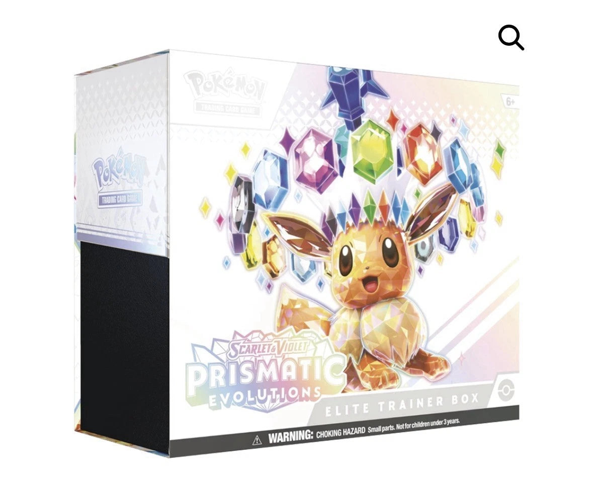 Prismatic Evolutions Elite Trainer Box (Imperfections in seal)