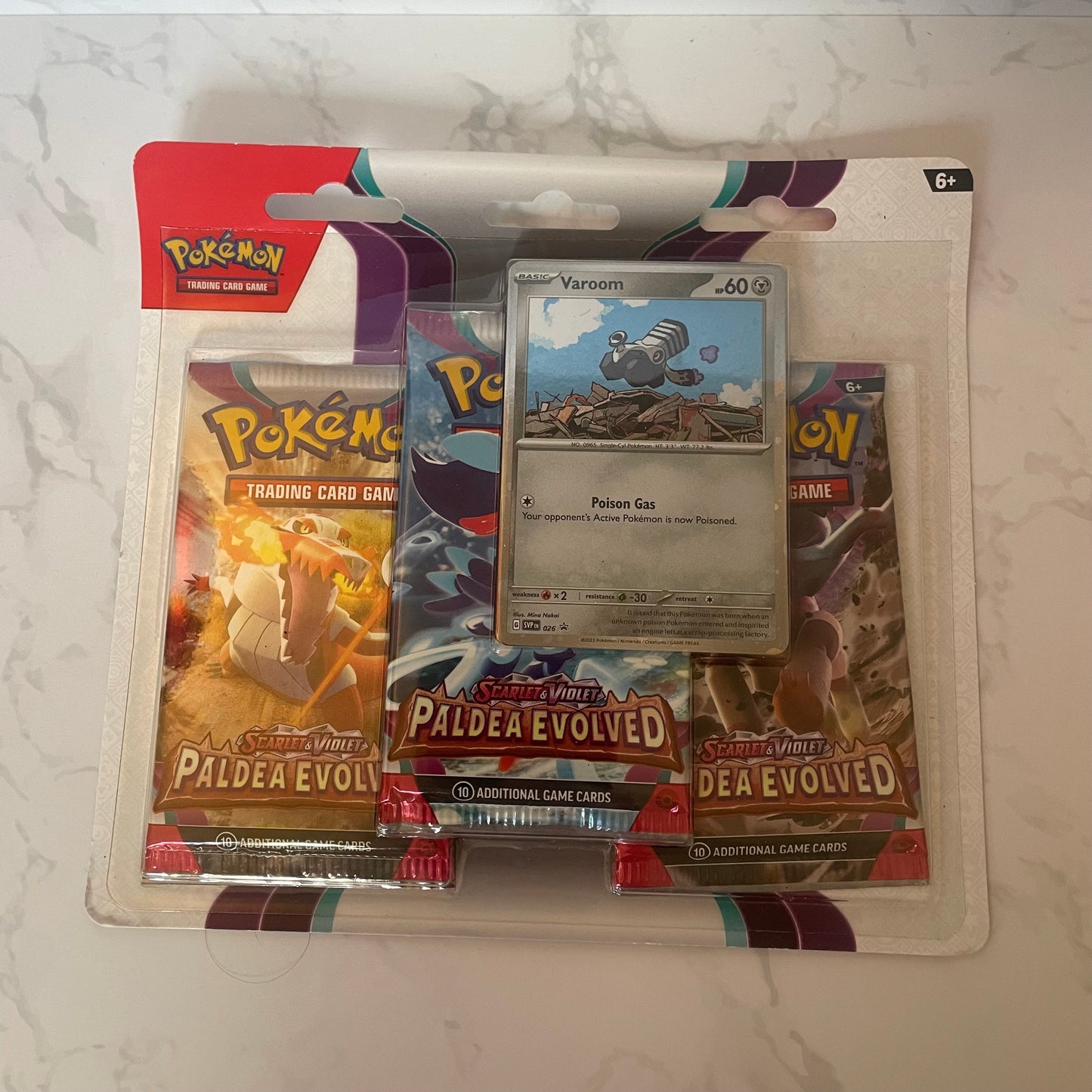Paldea Evolved 3 Pack Blister (Varoom)