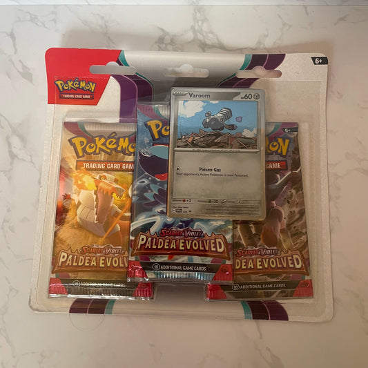 Paldea Evolved 3 Pack Blister (Varoom)