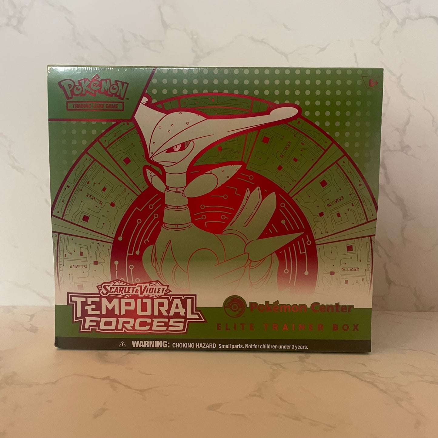 Temporal Forces Pokemon Center Elite Trainer Box (Iron Leaves)