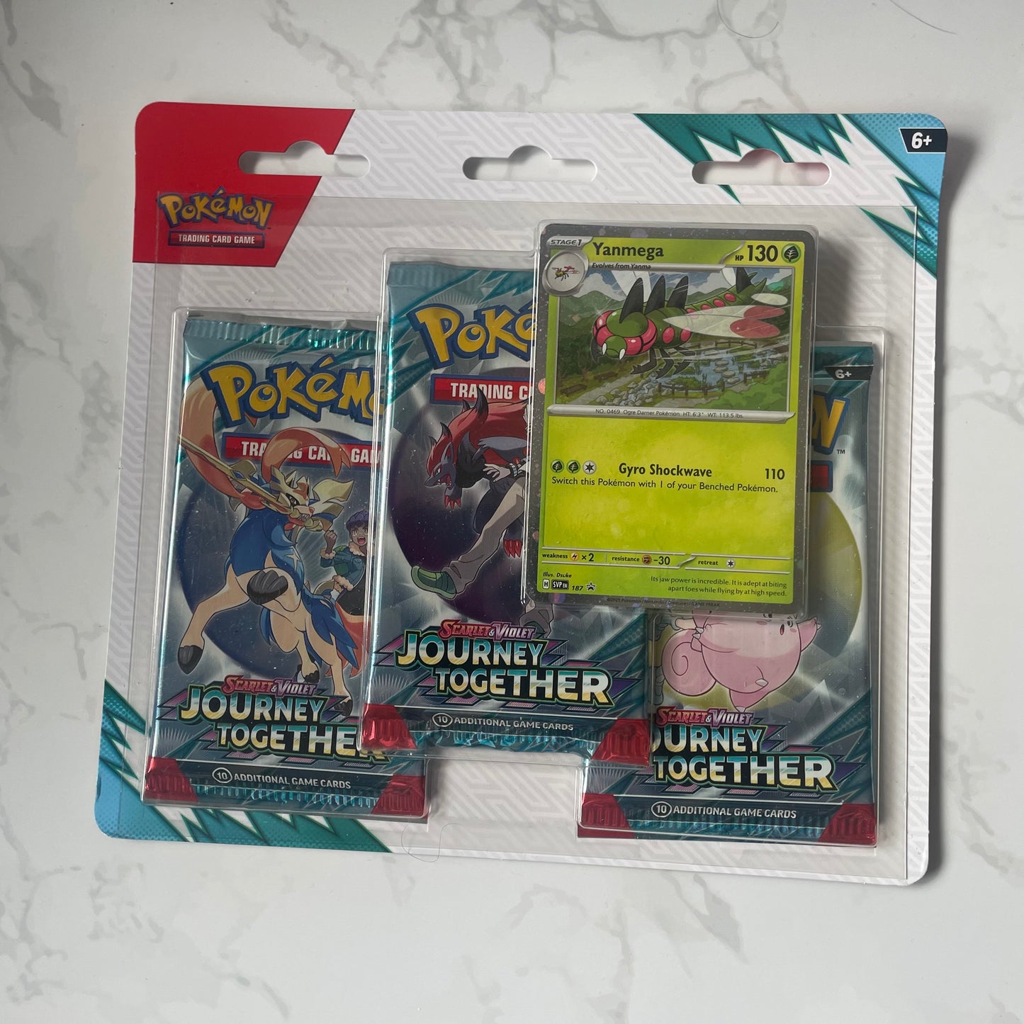 Journey Together 3 Pack Blister (Yanmega)