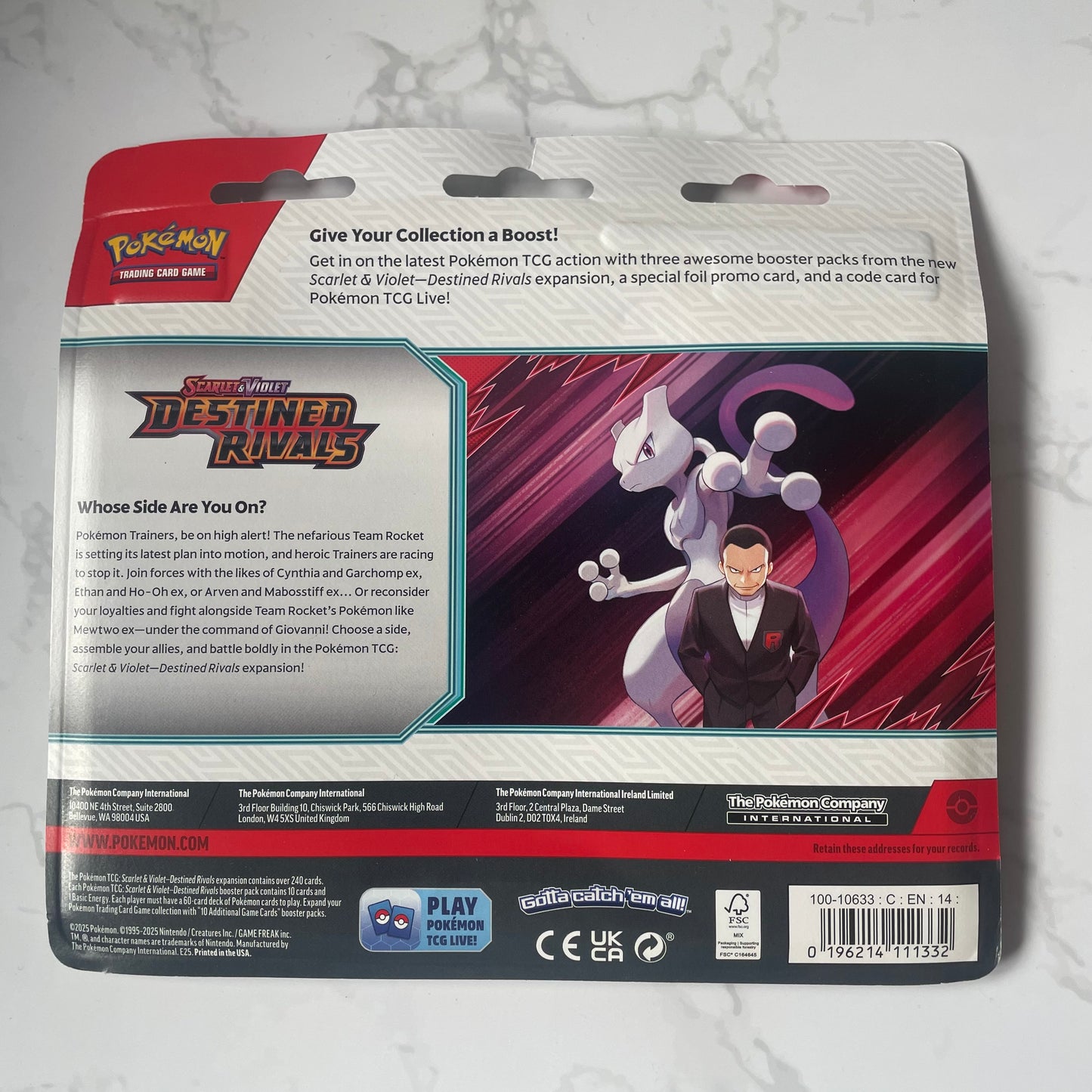 Destined Rivals 3 Pack Blister (Zebstrika)