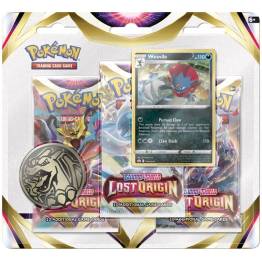 Lost Origin 3 Pack Blister (Weavile)