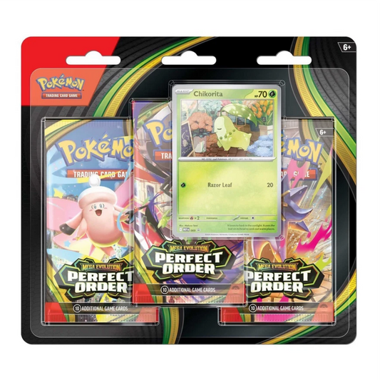 Perfect Order 3 Pack Blister (Chikorita)