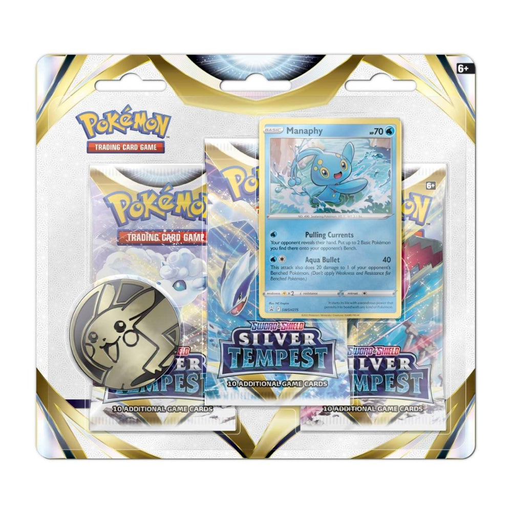 Silver Tempest 3 Pack Blister (Manaphy)