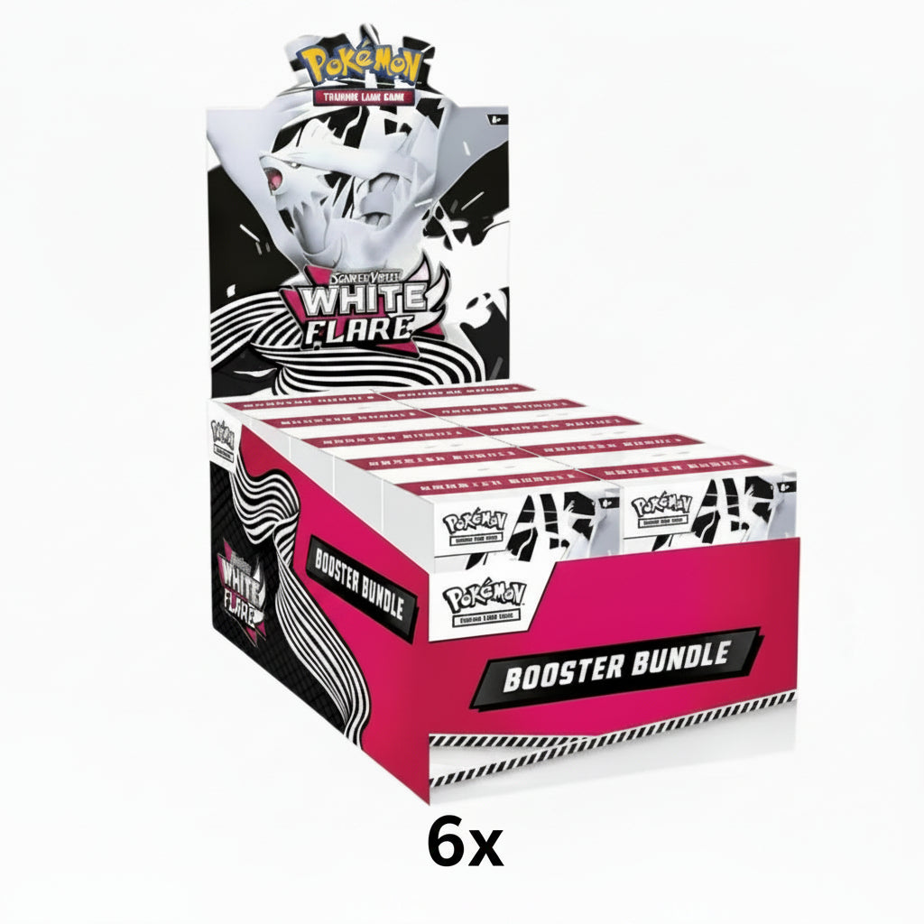 White Flare Booster Bundle Display Master Case (Contains 6)